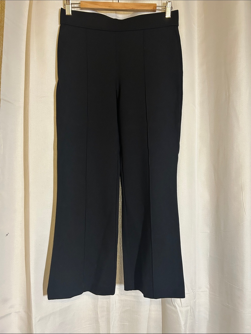 Jones New York Black Cropped Flare Pants